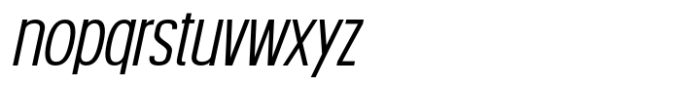 Nexora Medium Italic Font LOWERCASE
