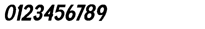 Nexora Naura Condensed Oblique Font OTHER CHARS