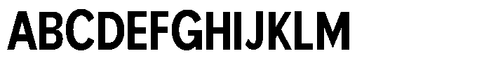 Nexora Naura Condensed Font UPPERCASE