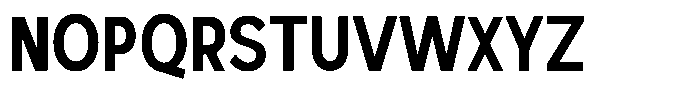Nexora Naura Condensed Font UPPERCASE
