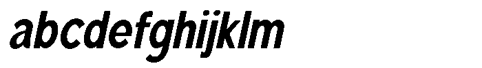 Nexora Naura Extra Condensed Oblique FONT