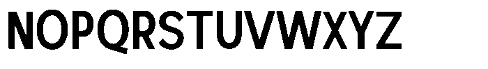 Nexora Naura Extra Condensed Font UPPERCASE