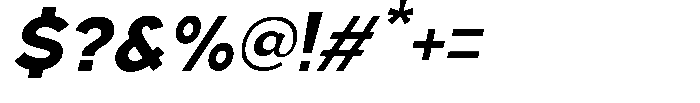 Nexora Naura Nexora Noura Black Oblique Font OTHER CHARS