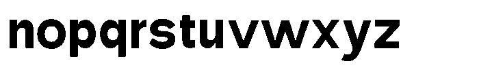 Nexora Naura Nexora Noura Bold Font LOWERCASE