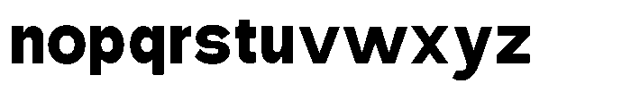 Nexora Naura Nexora Noura Extra Bold Font LOWERCASE