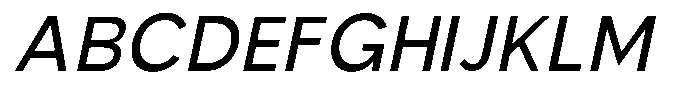 Nexora Naura Nexora Noura Oblique Font UPPERCASE