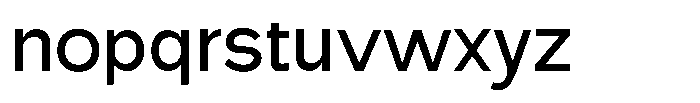 Nexora Naura Nexora Noura Regular Font LOWERCASE