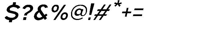 Nexora Naura Nexora Noura Semi Bold Oblique Font OTHER CHARS