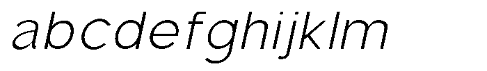 Nexora Naura Nexora Noura Thin Oblique FONT