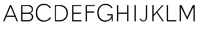 Nexora Naura Nexora Noura Thin Font UPPERCASE