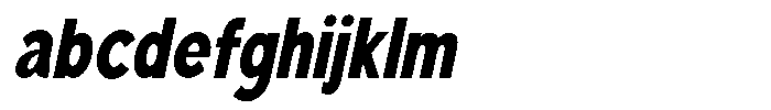 Nexora Naura Semi Condensed Oblique FONT