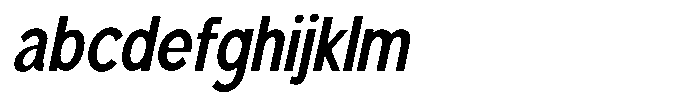 Nexora Naura Ultra Condensed Oblique FONT