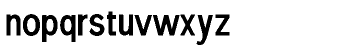 Nexora Naura Ultra Condensed Font LOWERCASE