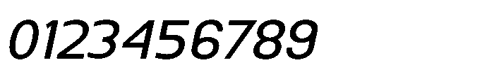 Nexora Oblique Font OTHER CHARS