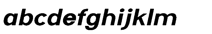 Nexora Semi Bold Expanded Oblique FONT