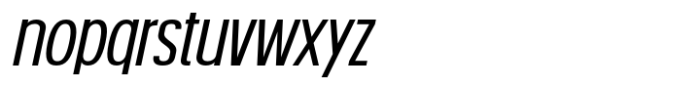 Nexora Semi Bold Italic Font LOWERCASE