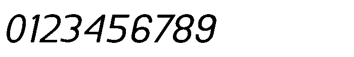 Nexora Semi Condensed Oblique Font OTHER CHARS