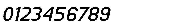 Nexora Semi Expanded Oblique Font OTHER CHARS