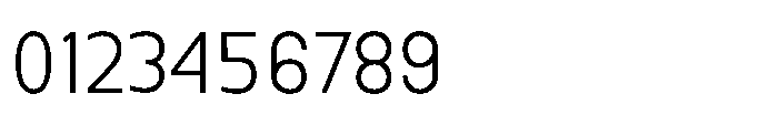 Nexora Thin Condensed Font OTHER CHARS