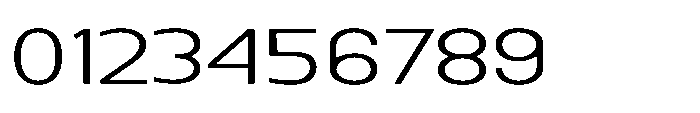 Nexora Thin Expanded Font OTHER CHARS