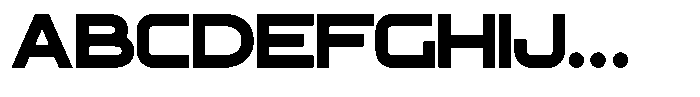 Nexoris Font UPPERCASE