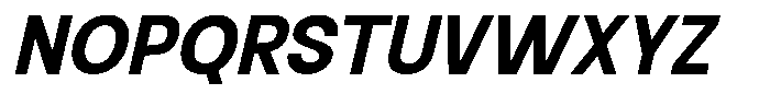 Nexover Italic Font UPPERCASE