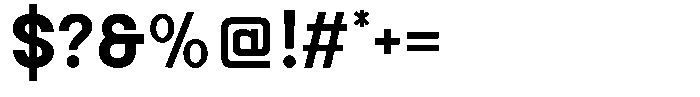 Nexover Regular Font OTHER CHARS