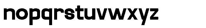 Nexover Regular Font LOWERCASE