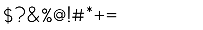 Nexura Regular Font OTHER CHARS