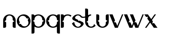 Nexusville Regular Font LOWERCASE