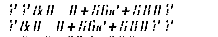 Neolux Alternate Italic Font OTHER CHARS