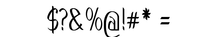 Nerio-CondensedBold Font OTHER CHARS