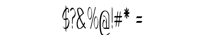 Nerio-ExtracondensedRegular Font OTHER CHARS
