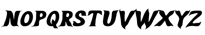 Nervus-BoldItalic Font UPPERCASE