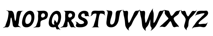 NervusItalic Font UPPERCASE