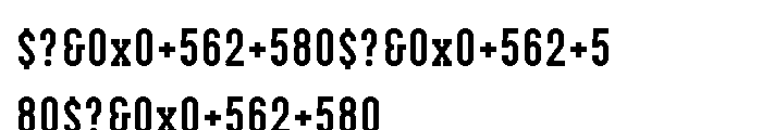 Neubau Serif Bold Font OTHER CHARS