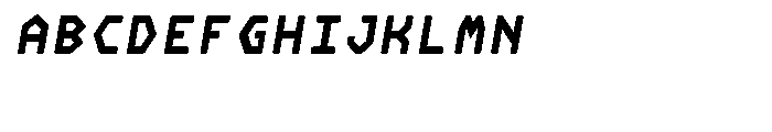NeueKonst Round Black Italic Font UPPERCASE