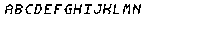 NeueKonst Round Bold Italic Font UPPERCASE
