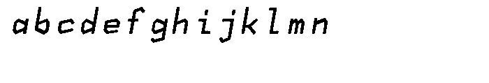 NeueKonst Round Bold Italic Font LOWERCASE