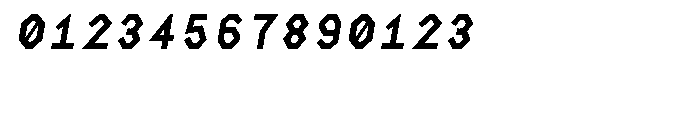 NeueKonst Square Black Italic Font OTHER CHARS