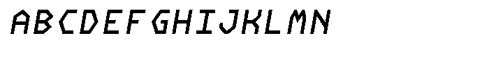 NeueKonst Square Bold Italic Font UPPERCASE