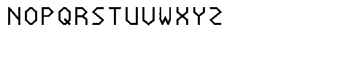 NeueKonst Square Regular Font UPPERCASE