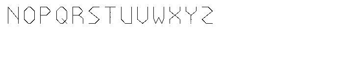 NeueKonst Square Thin Font UPPERCASE