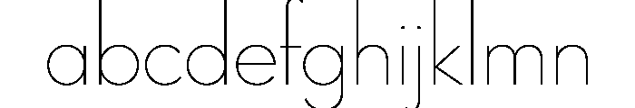 Neutra Display Thin Alternate Font LOWERCASE