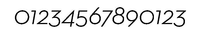Neutra No. 2 Text Light Italic Font OTHER CHARS