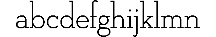 Neutra Slab Display Light Font LOWERCASE