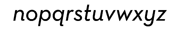 Neutra Text Book Italic Font LOWERCASE