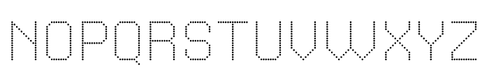 New Airport Dot 1 Font UPPERCASE