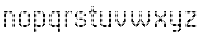 New Airport Dot 2 Font LOWERCASE