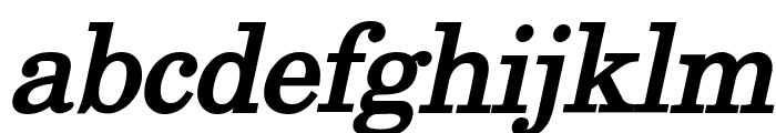 New Boston Bold Italic Font LOWERCASE